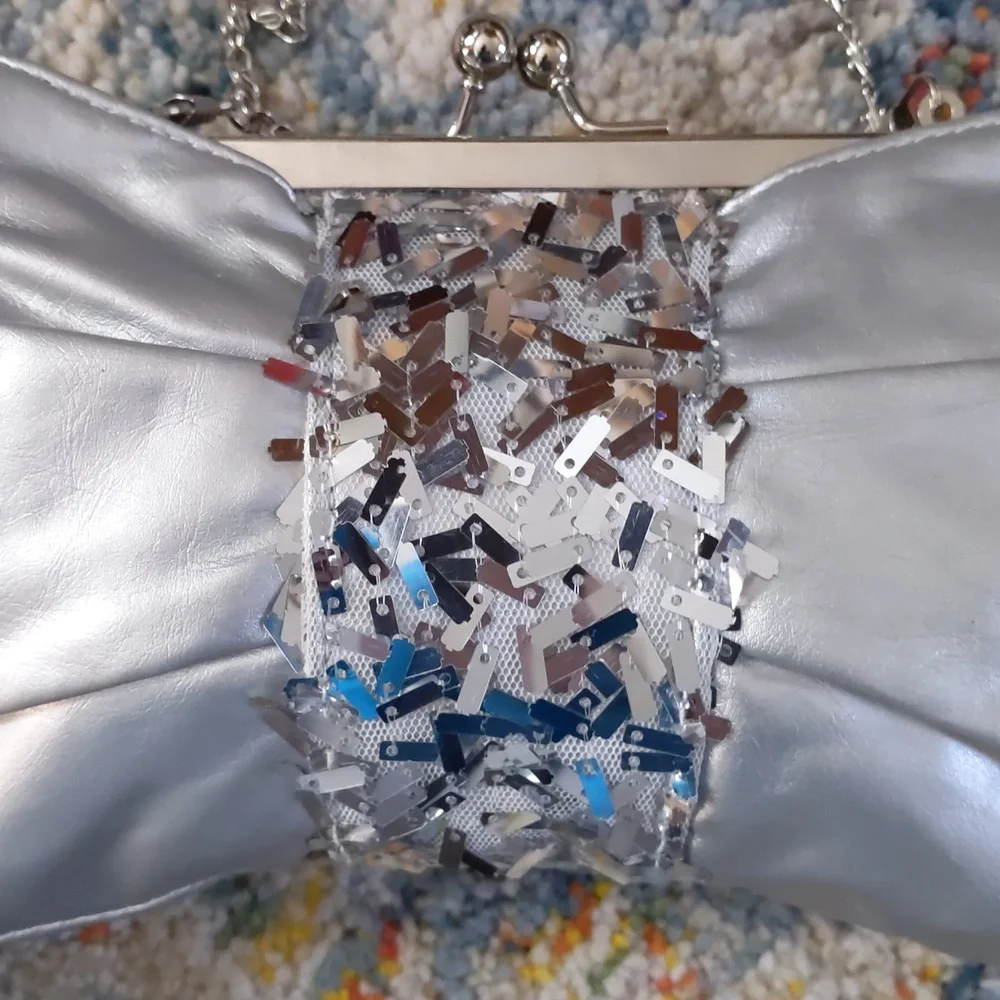 BOGO! Silver Clutch - Picture 2 of 8